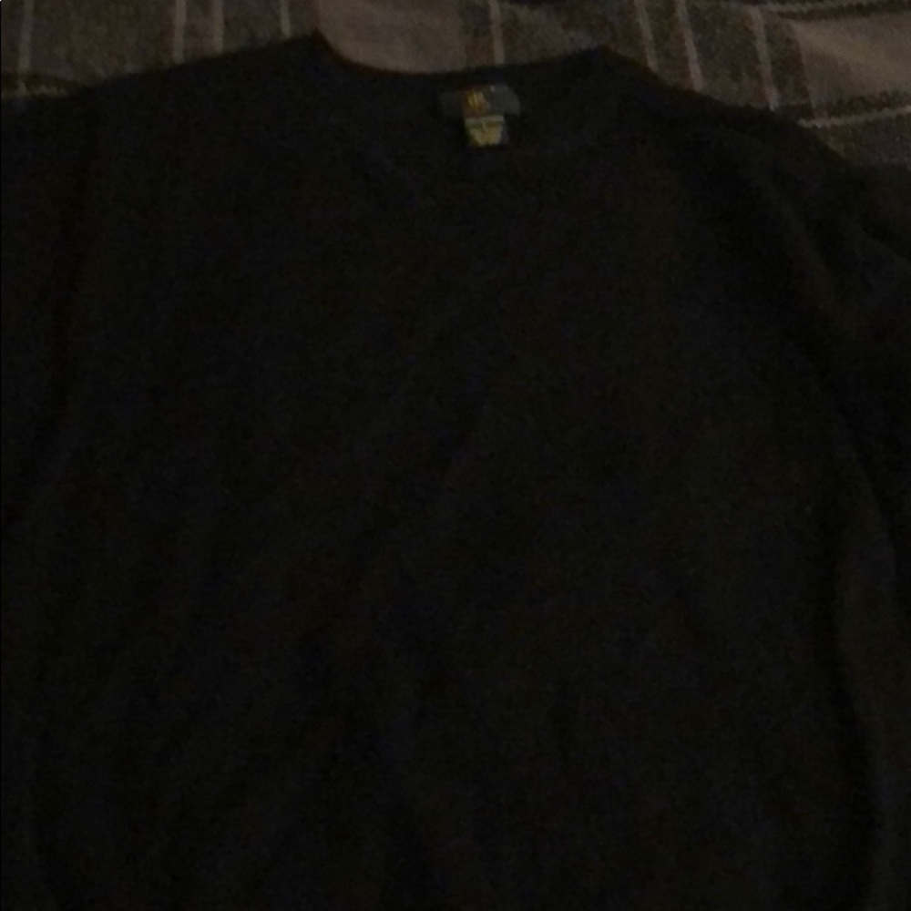 Black cashmere sweater